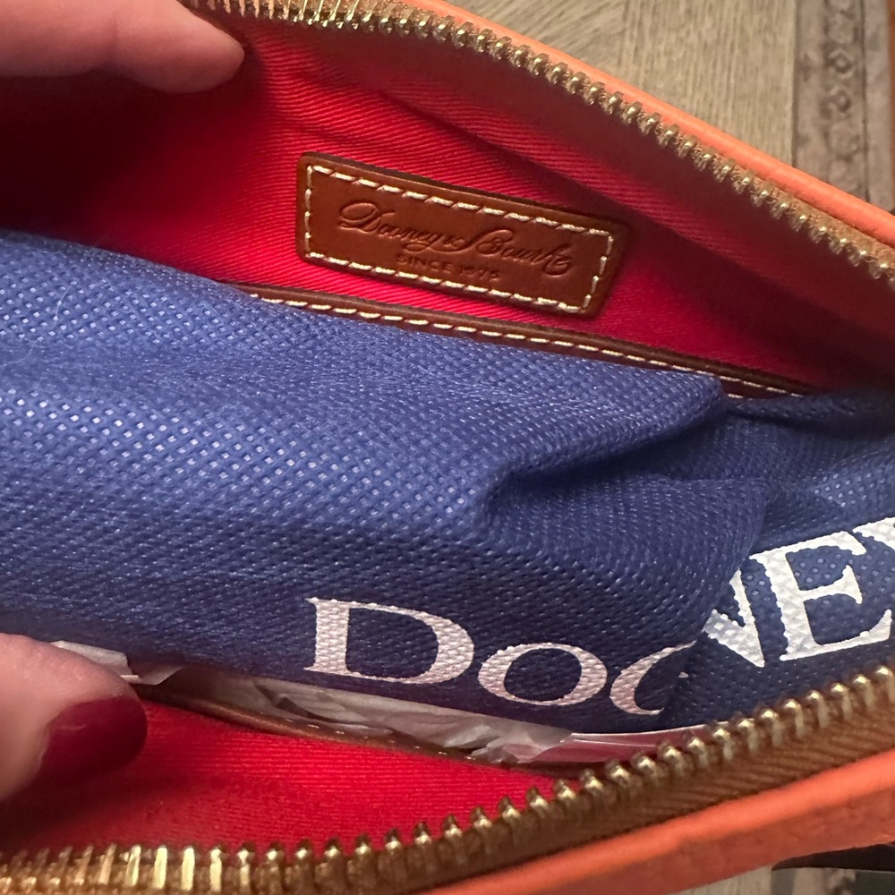 Dooney & Bourke Vibrant Orange Crossbody Bag and Wallet - Picture 5 of 7